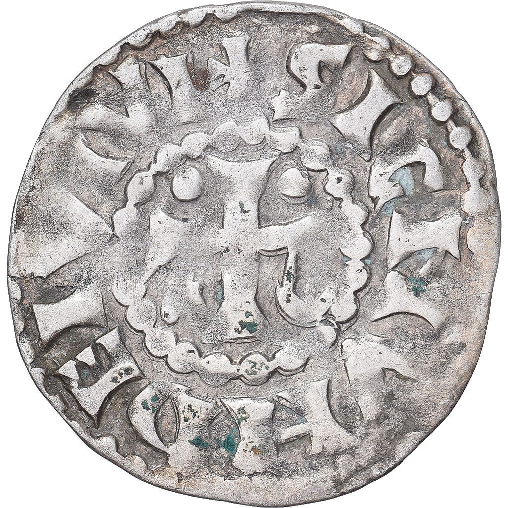 Coin, France, Maine, Herbert I, Denier, ND (1015-1246), Le Mans, 