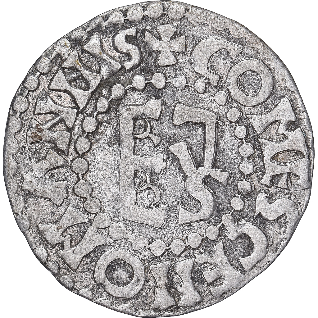 Coin, France, Maine, Herbert I, Denier, ND (1015-1246), Le Mans, 