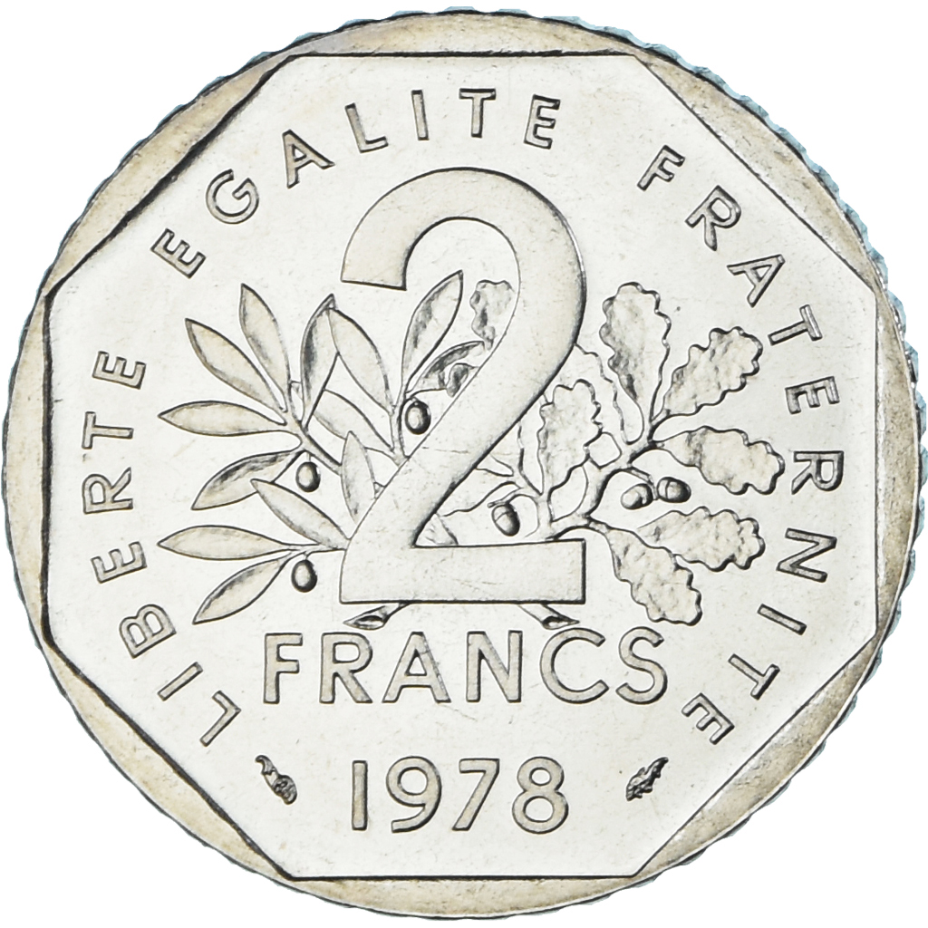 Coin, France, Semeuse, 2 Francs, 1978, Monnaie de Paris, ESSAI, MS