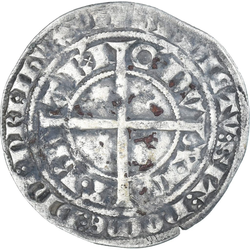 Coin, France, BRABANT, Jean III, Gros, 1312-1355, Bruxelles, VF, Silver