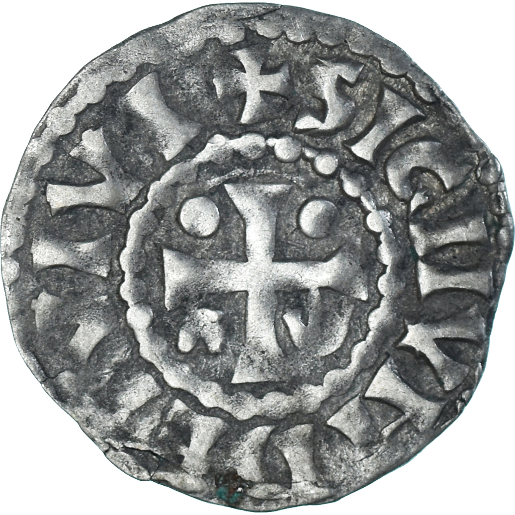 Coin, France, Maine, Herbert I, Denier, ND (1015-1246), Le Mans, 