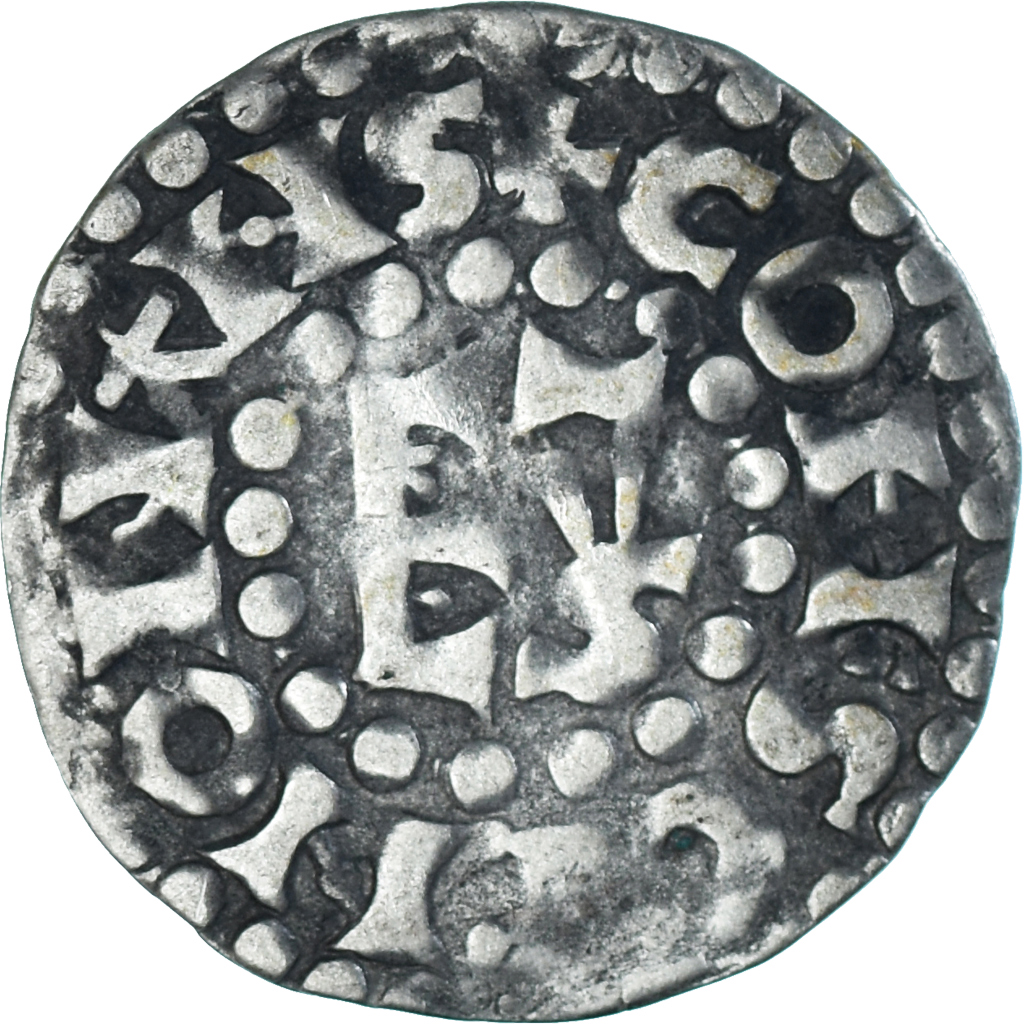 Coin, France, Maine, Herbert I, Denier, ND (1015-1246), Le Mans, 