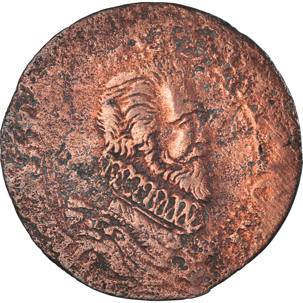 Coin, Principality of Sedan, Henri de la Tour d'Auvergne, Liard, 1614, Raucourt