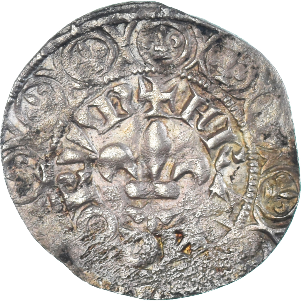 Coin, France, Philippe VI, Gros à la fleur de lis, 1341-1342, 