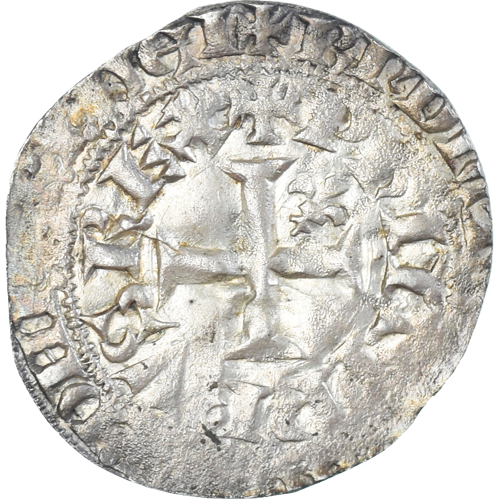 Coin, France, Philippe VI, Gros à la fleur de lis, 1341-1342, 
