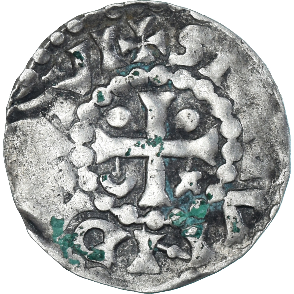 Coin, France, Maine, Herbert I, Denier, ND (1015-1246), Le Mans, 