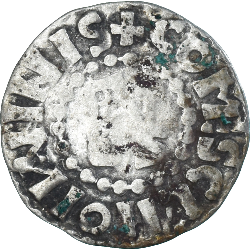 Coin, France, Maine, Herbert I, Denier, ND (1015-1246), Le Mans, 