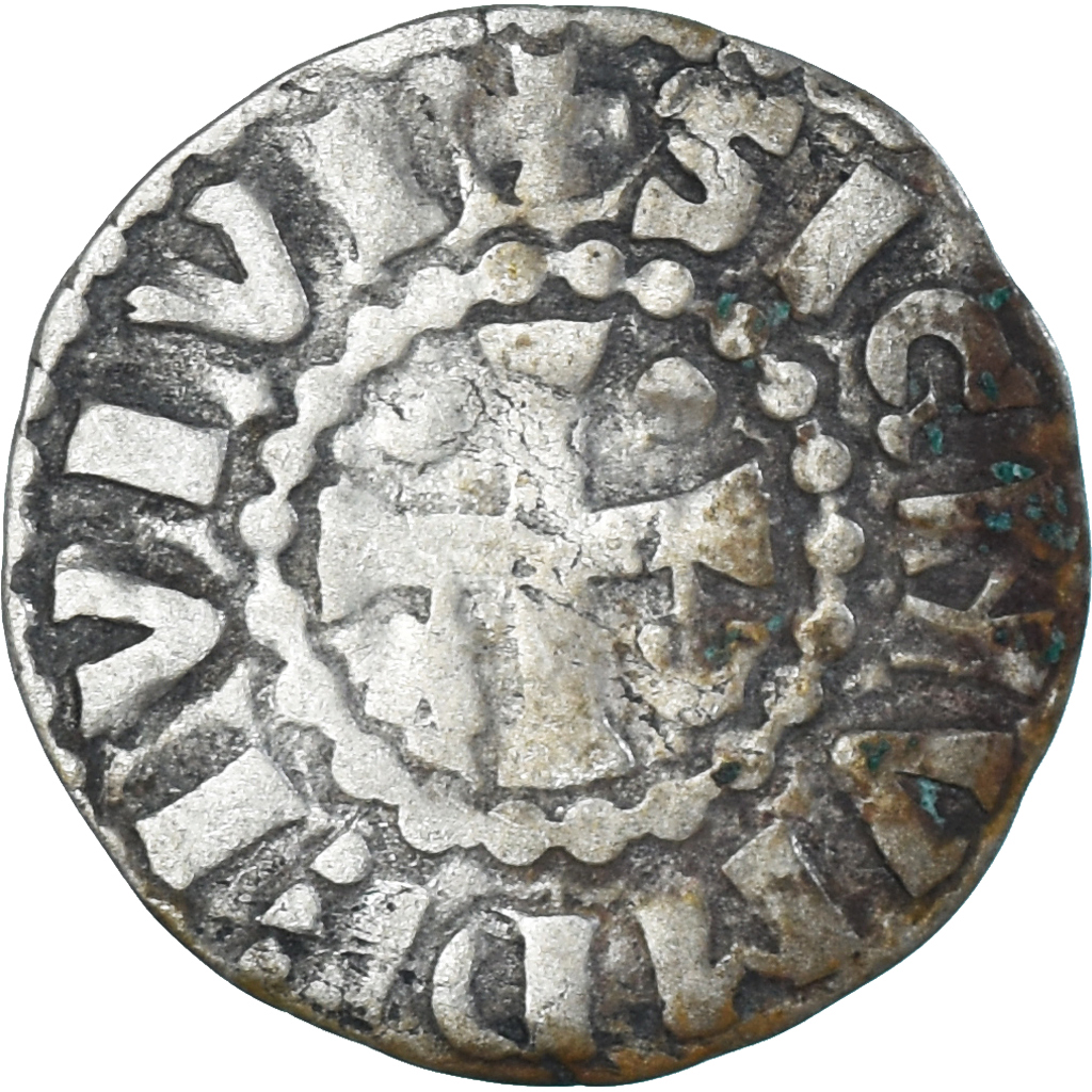 Coin, France, Maine, Herbert I, Denier, ND (1015-1246), Le Mans, 