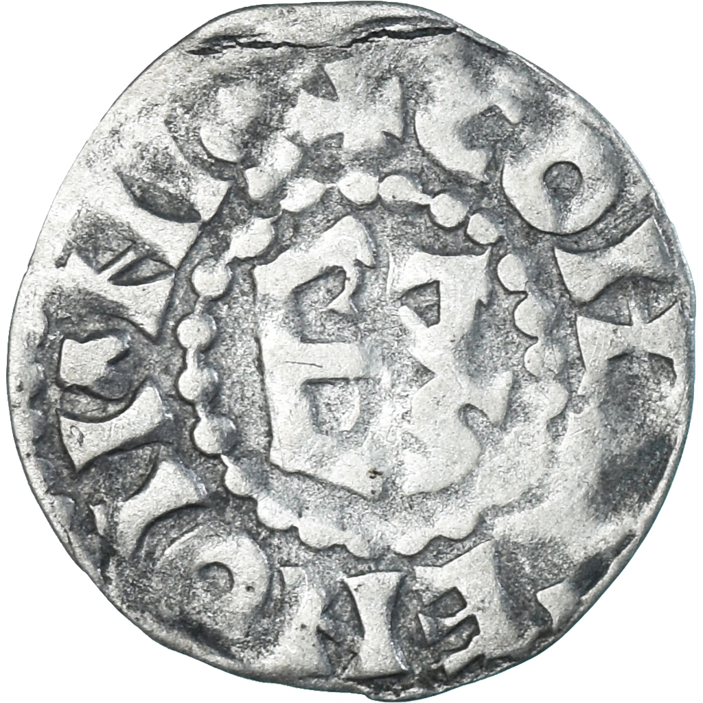 Coin, France, Maine, Herbert I, Denier, ND (1015-1246), Le Mans, 