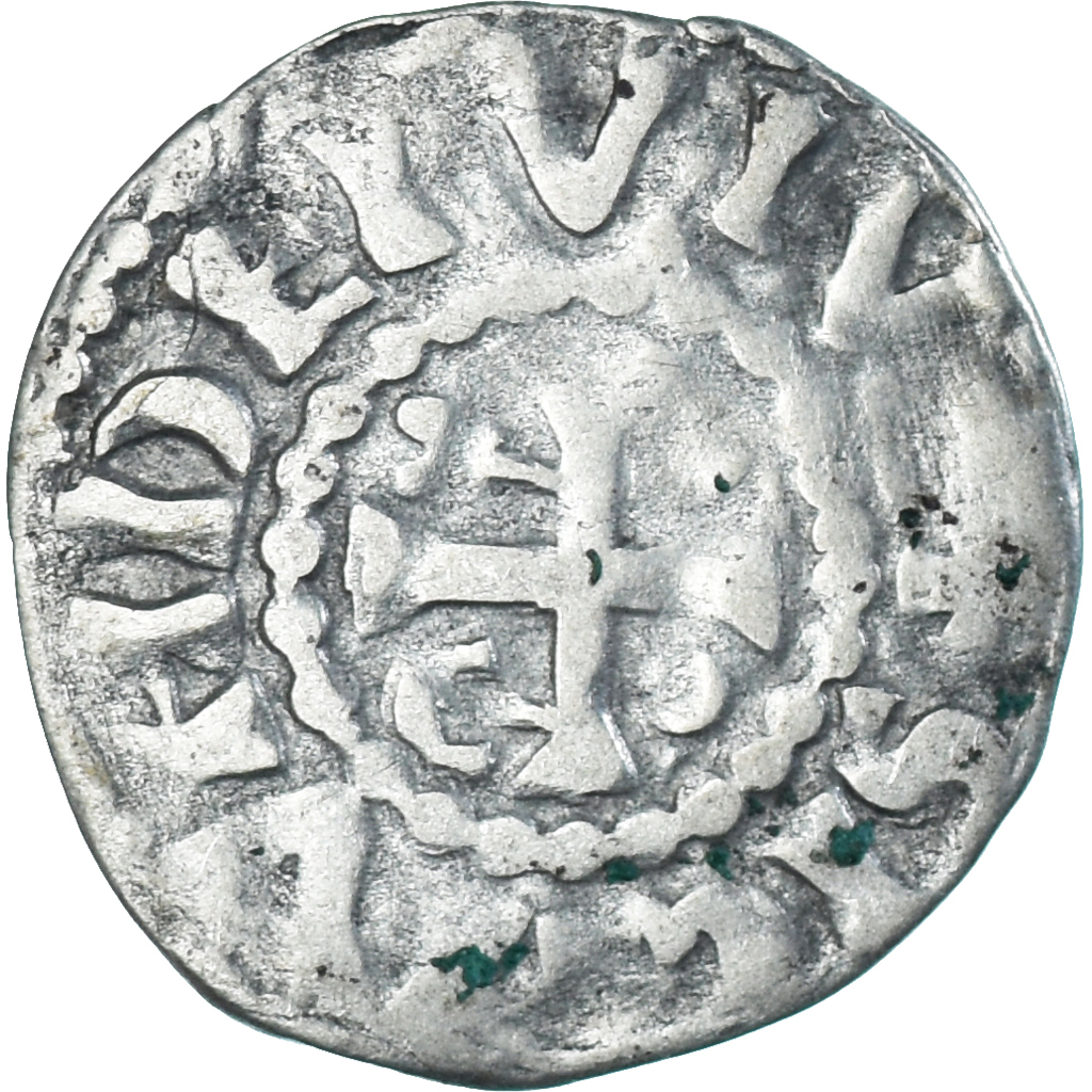 Coin, France, Maine, Herbert I, Denier, ND (1015-1246), Le Mans, 