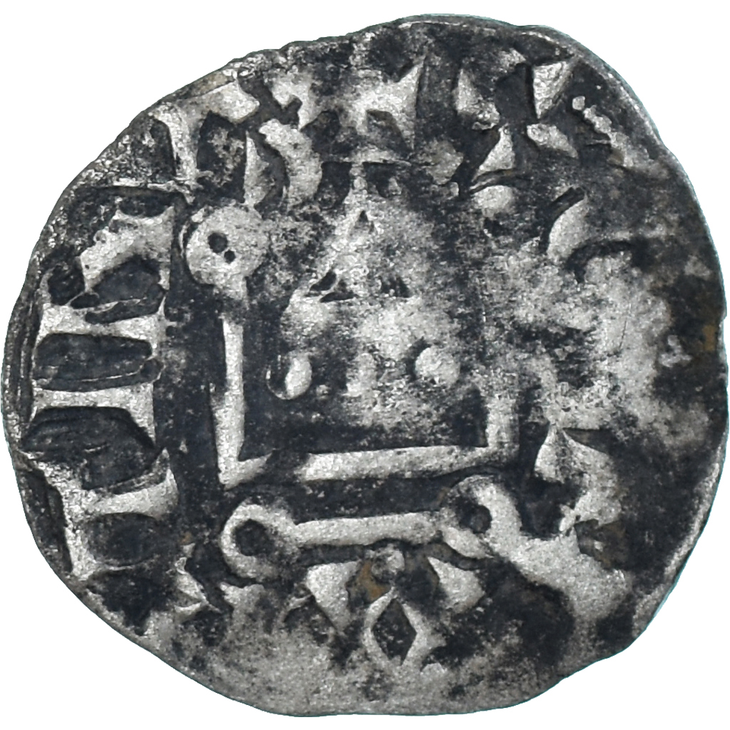Coin, France, Touraine, Denier Tournois, ca. 1150-1200, Saint-Martin de Tours