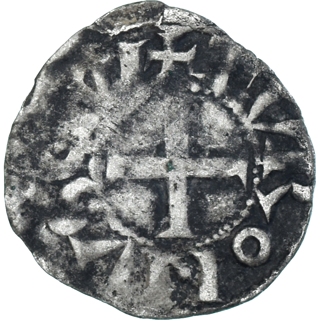 Coin, France, Touraine, Denier Tournois, ca. 1150-1200, Saint-Martin de Tours