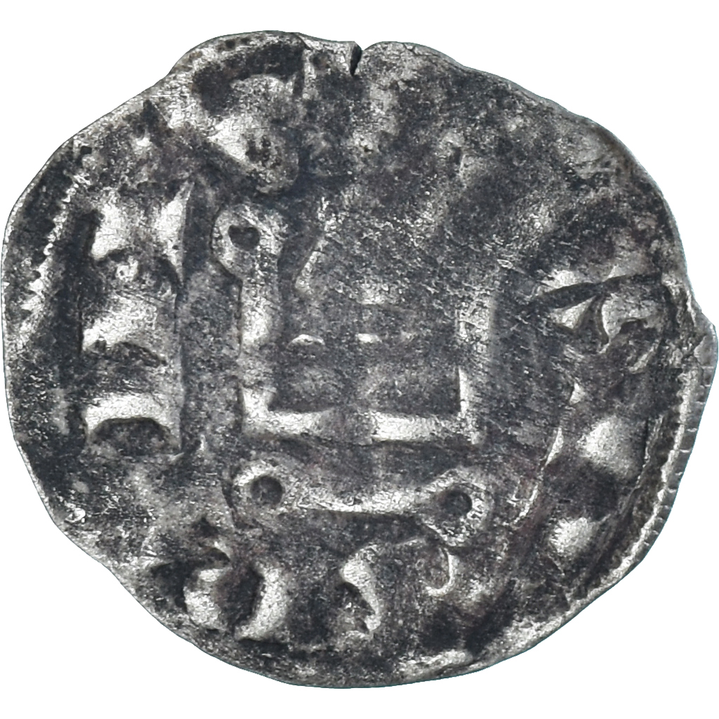 Coin, France, Touraine, Denier Tournois, ca. 1150-1200, Saint-Martin de Tours