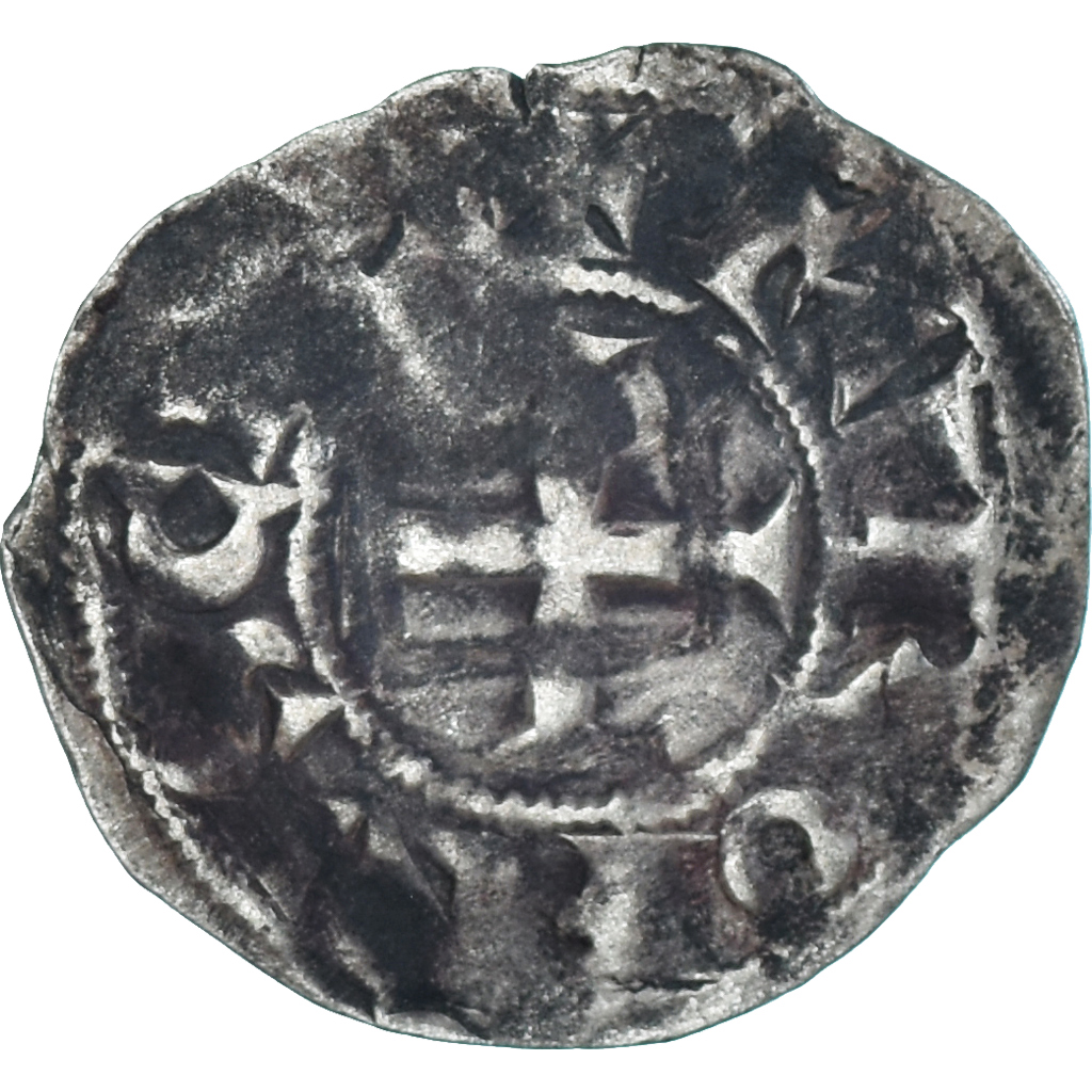Coin, France, Touraine, Denier Tournois, ca. 1150-1200, Saint-Martin de Tours
