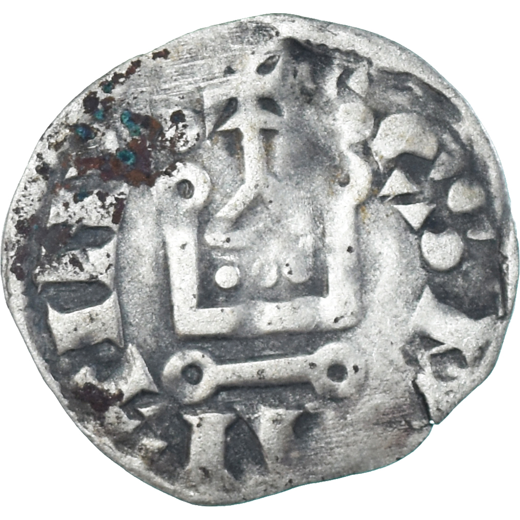 Coin, France, Touraine, Denier Tournois, ca. 1150-1200, Saint-Martin de Tours
