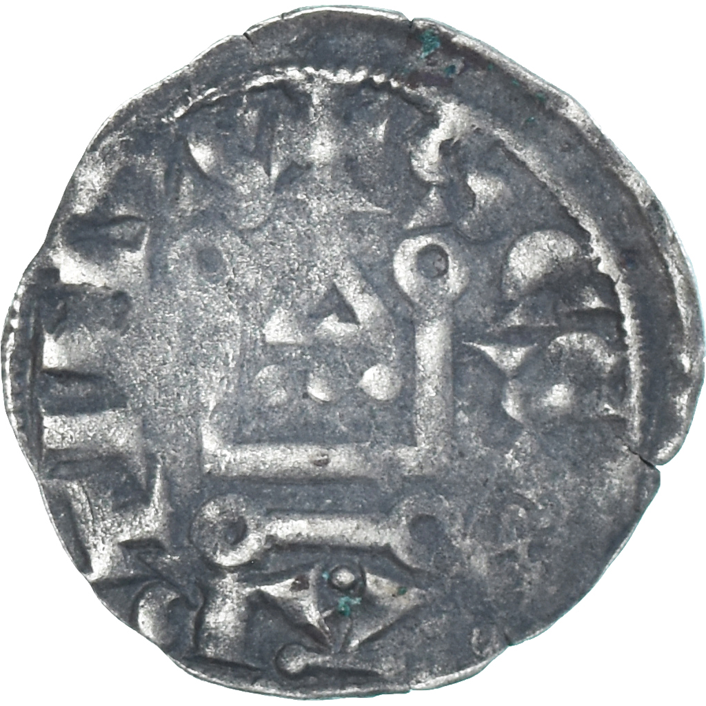 Coin, France, Touraine, Denier Tournois, ca. 1150-1200, Saint-Martin de Tours
