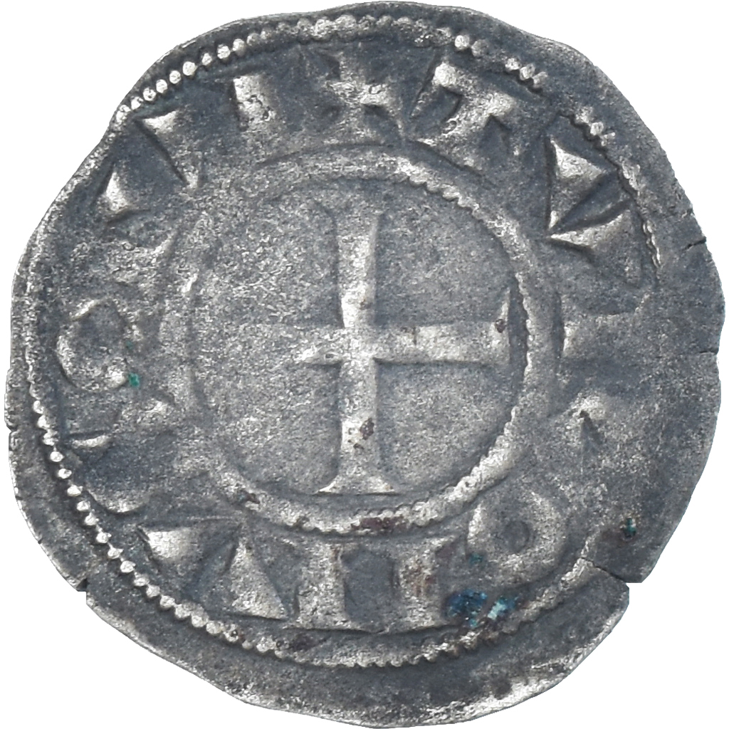 Coin, France, Touraine, Denier Tournois, ca. 1150-1200, Saint-Martin de Tours