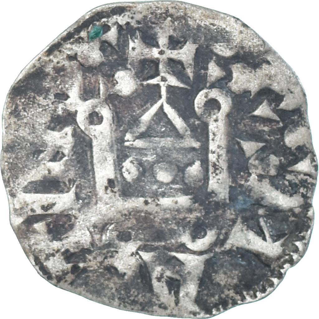 Coin, France, Touraine, Denier Tournois, ca. 1150-1200, Saint-Martin de Tours