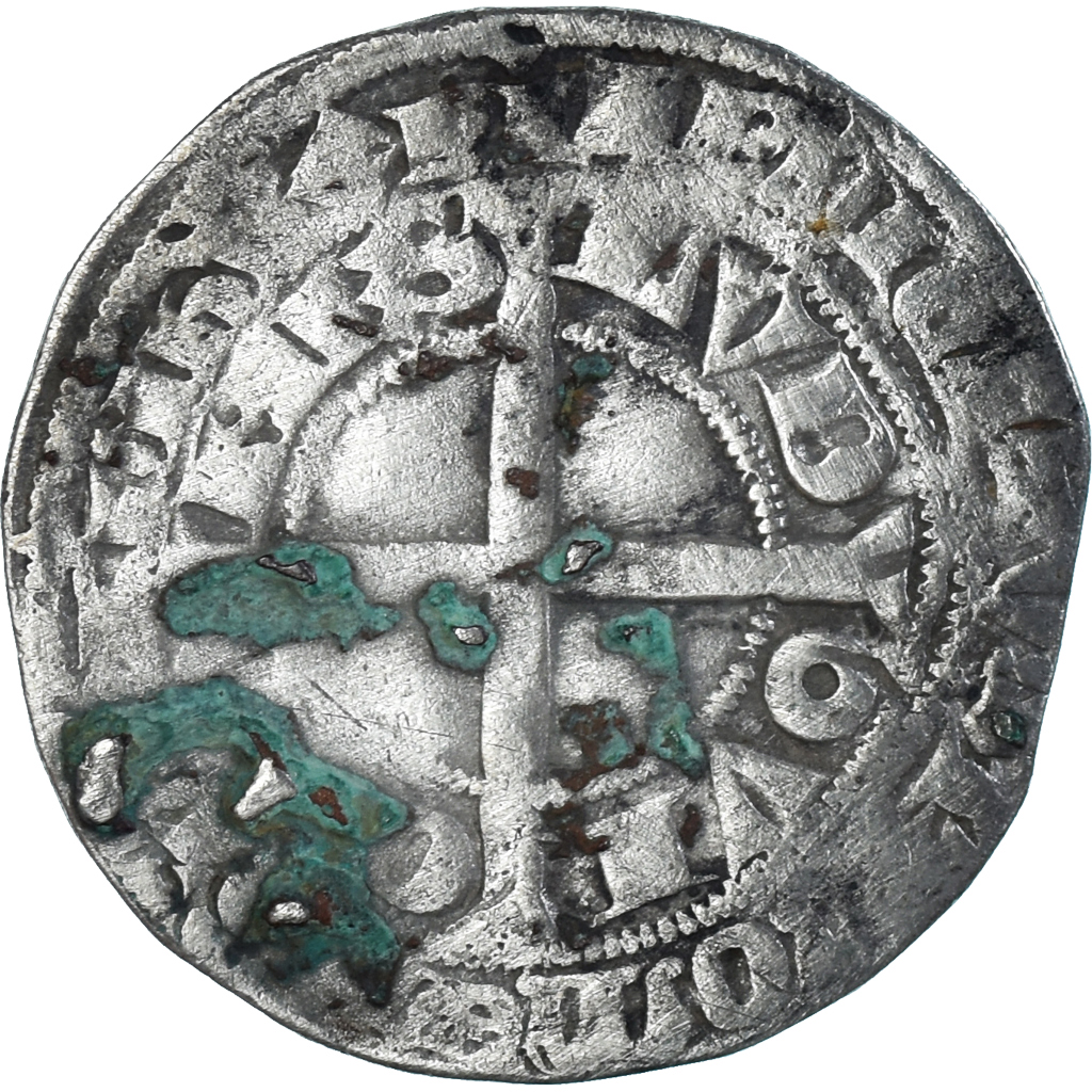 Coin, France, Flanders, Louis II de Mâle, Gros, 1346-1384, , Silver