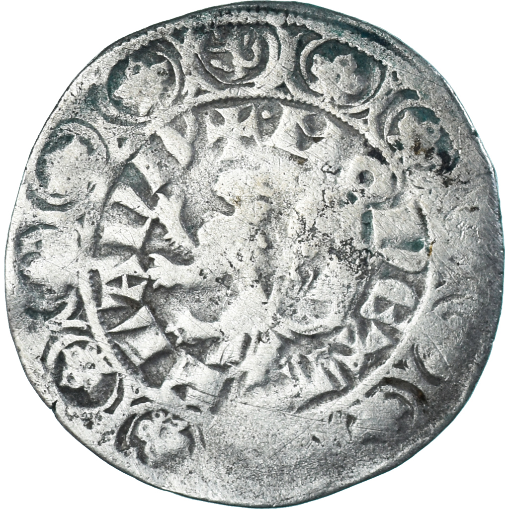 Coin, France, Flanders, Louis II de Mâle, Gros, 1346-1384, , Silver