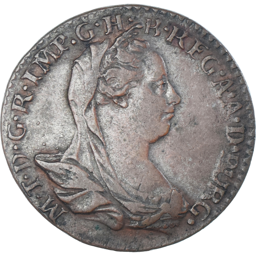 Coin, Austrian Netherlands, Maria Theresa, 2 Liards, 2 Oord, 1778, Brussels