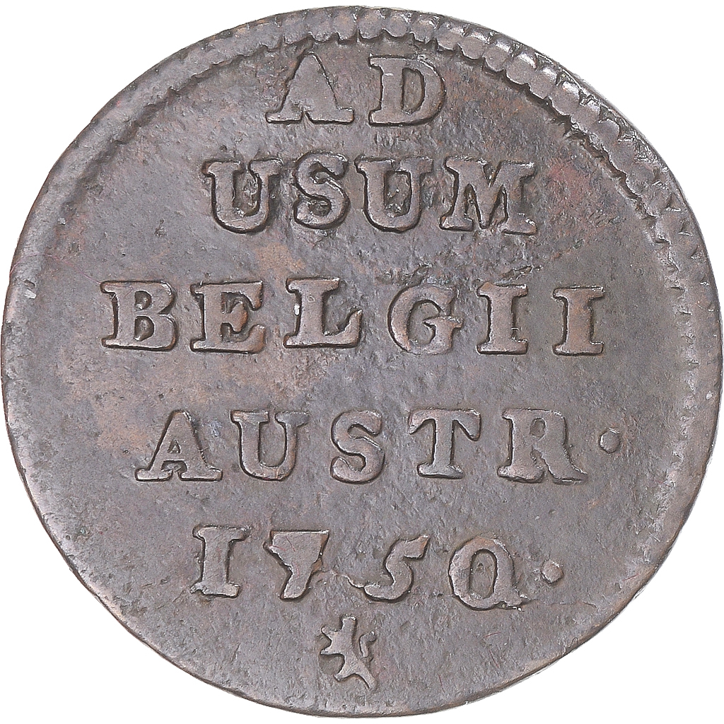 Coin, Austrian Netherlands, Maria Theresa, Liard, Oord, 1750, Bruges, 