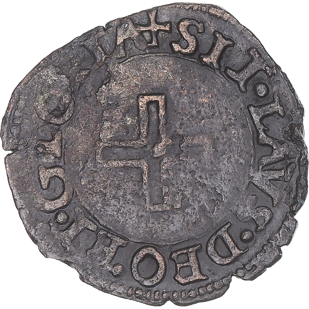 Coin, Seigneurie de Vauvillers, Nicolas du Châtelet, Liard, 1525-1562