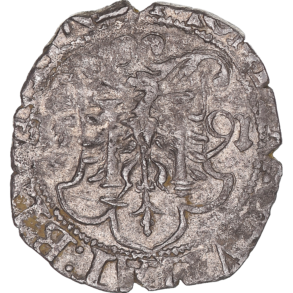 Coin, FRENCH STATES, Franche-Comté, Carolus, 1591, Besançon, , Billon