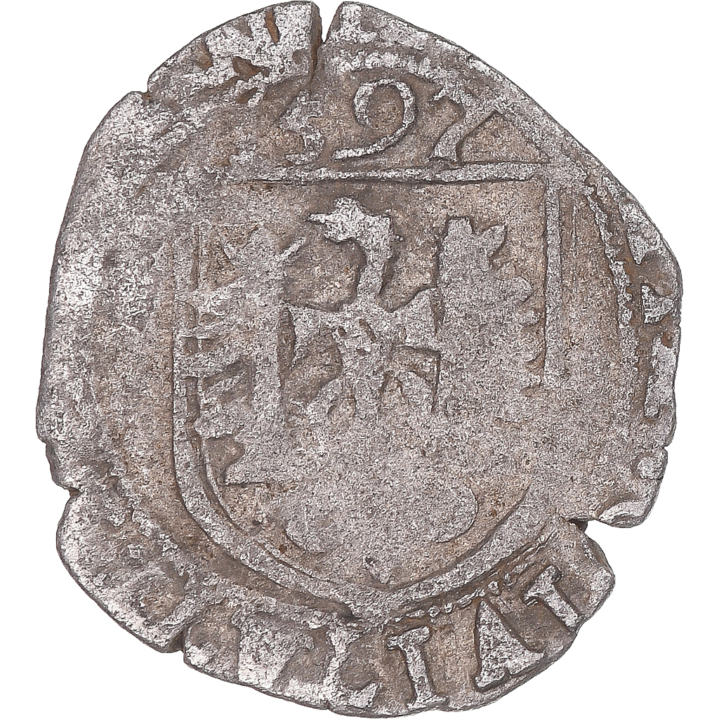 Coin, FRENCH STATES, Franche-Comté, Carolus, 1597, Besançon, , Billon