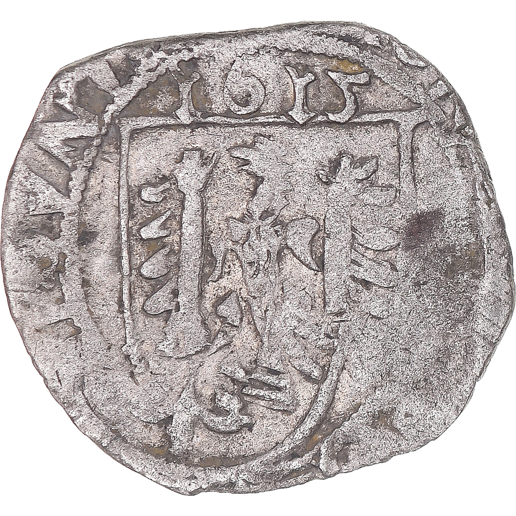 Coin, FRENCH STATES, Franche-Comté, Carolus, 1615, Besançon, , Billon