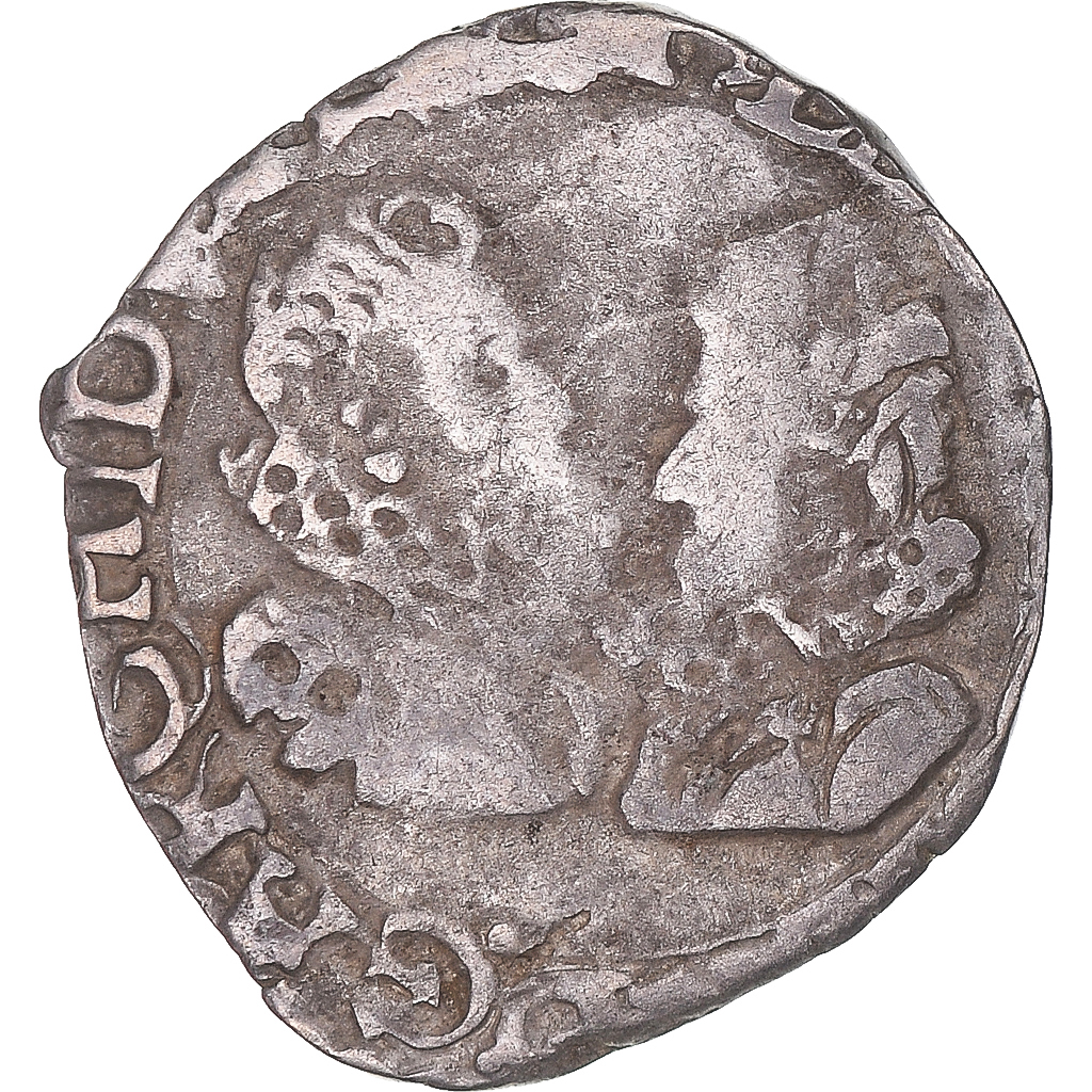 Coin, FRENCH STATES, Franche-Comté, Albert & Isabella, Carolus, 1618, Dole
