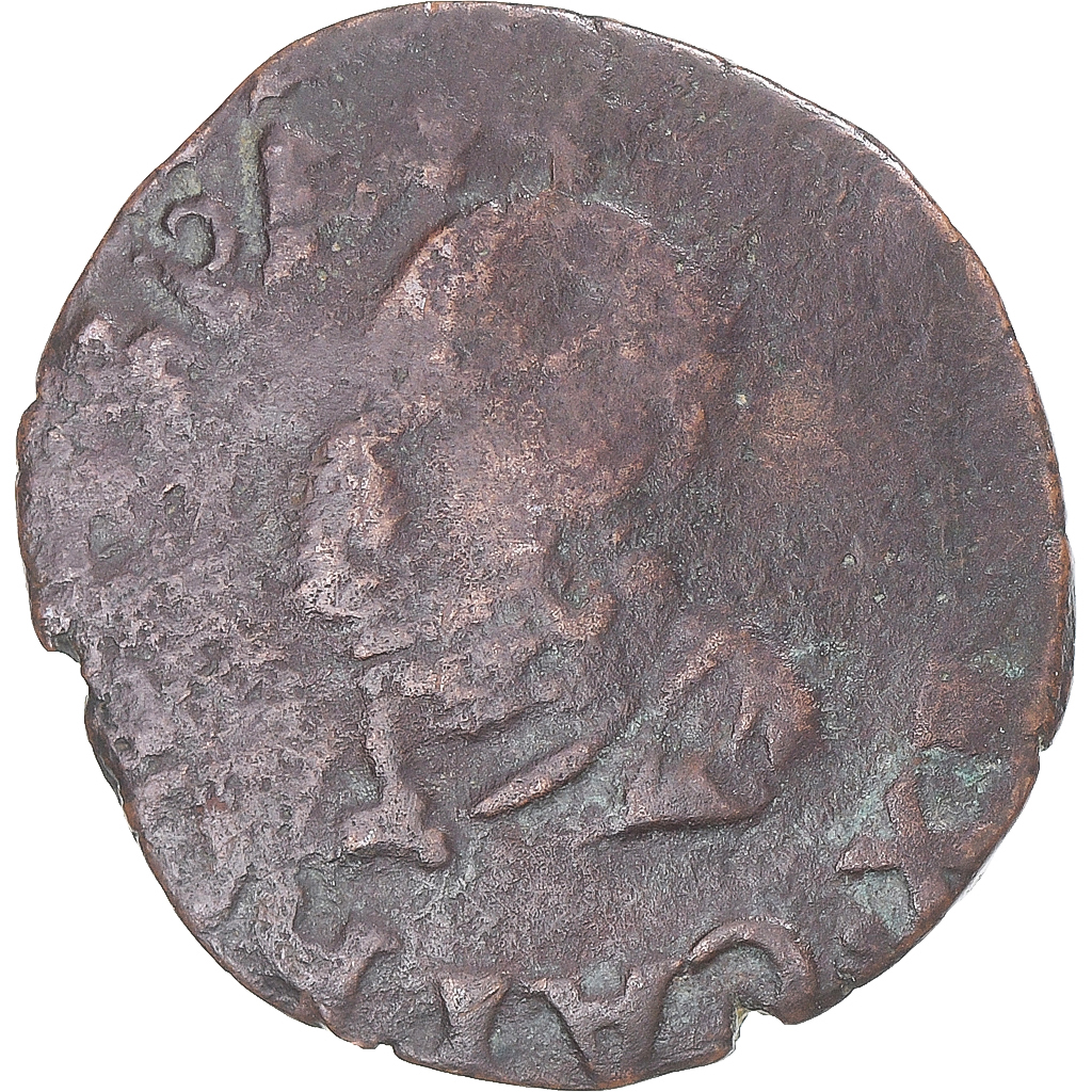 Coin, FRENCH STATES, Franche-Comté, Philip II, 2 Deniers, 1604, Dole