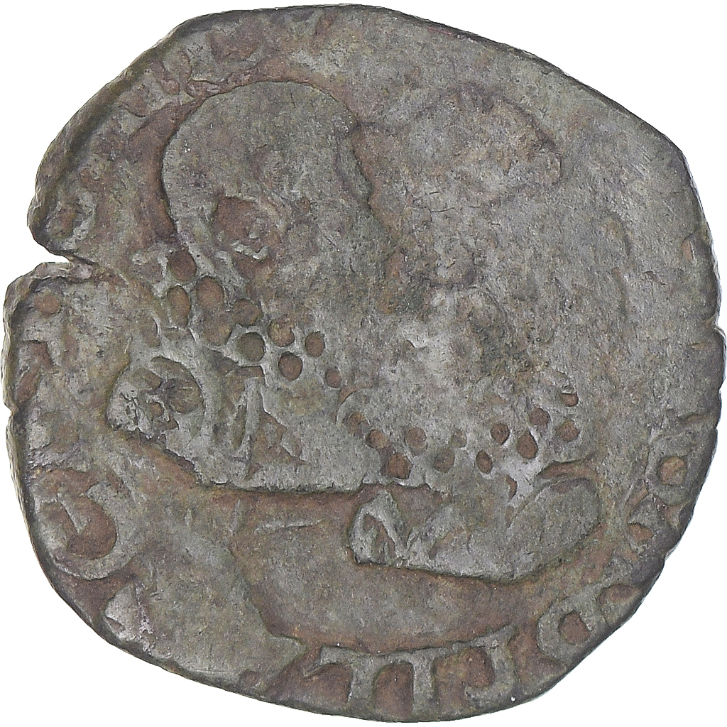 Coin, FRENCH STATES, Franche-Comté, Albert & Isabella, 2 Deniers, 1619, Dole