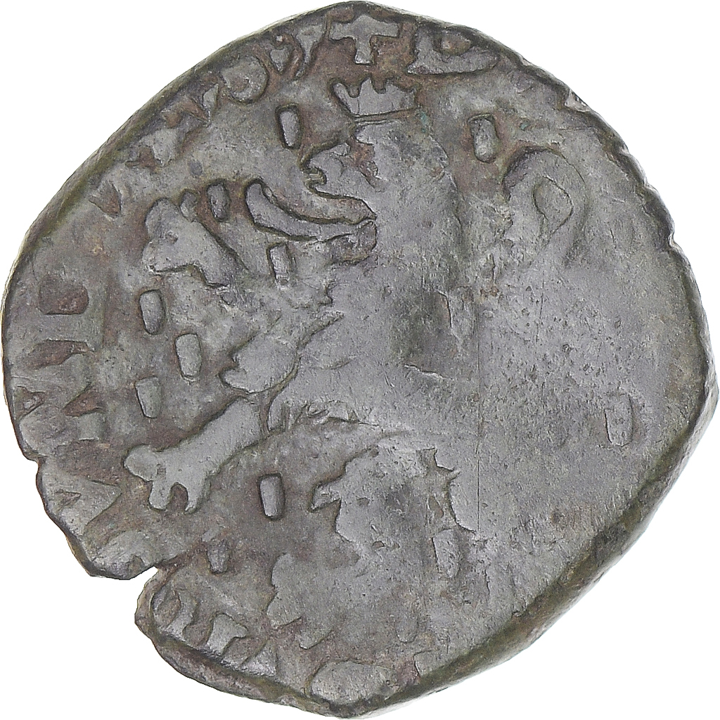 Coin, FRENCH STATES, Franche-Comté, Albert & Isabella, 2 Deniers, 1619, Dole