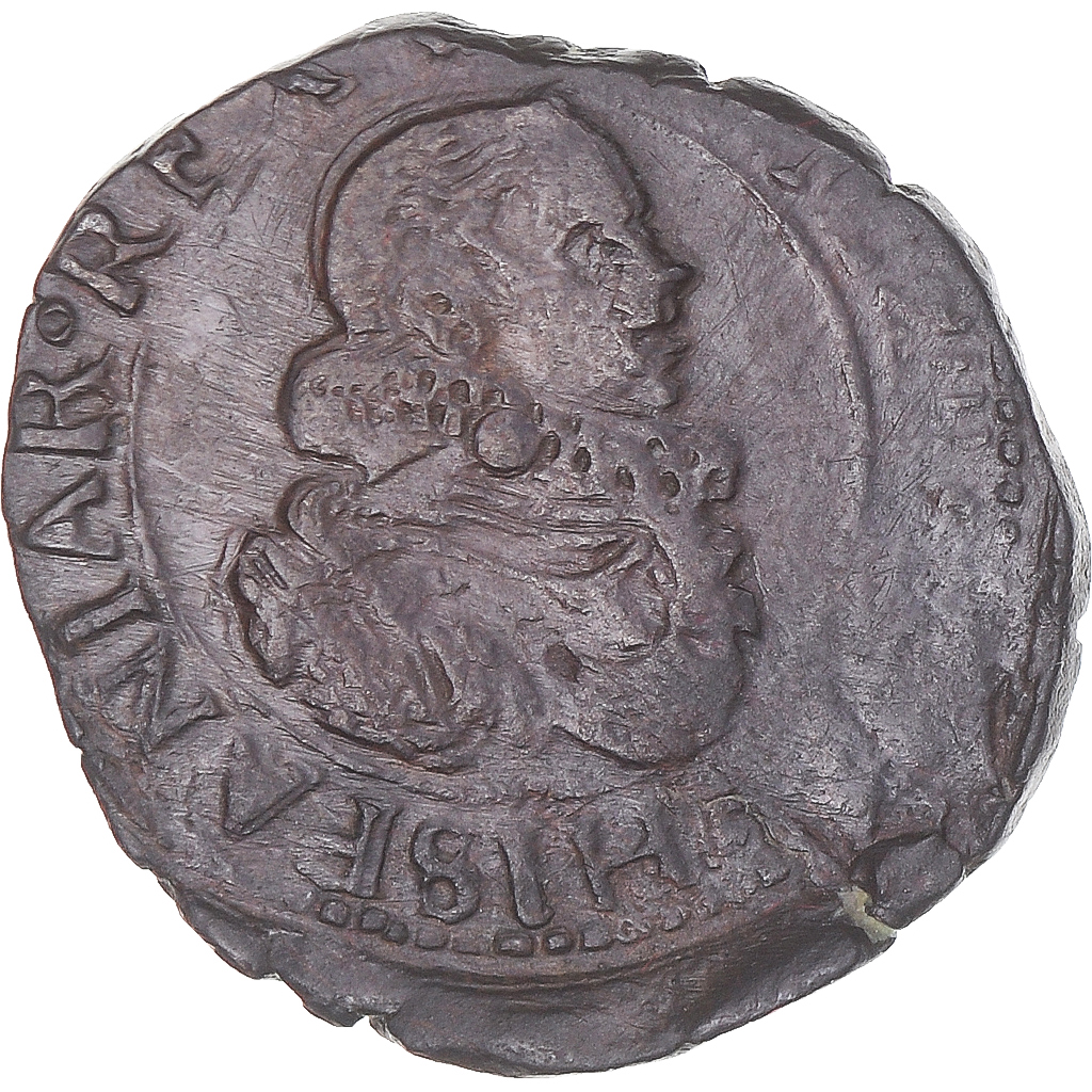 Coin, FRENCH STATES, Franche-Comté, Philip IV, 2 Deniers, Dole, 