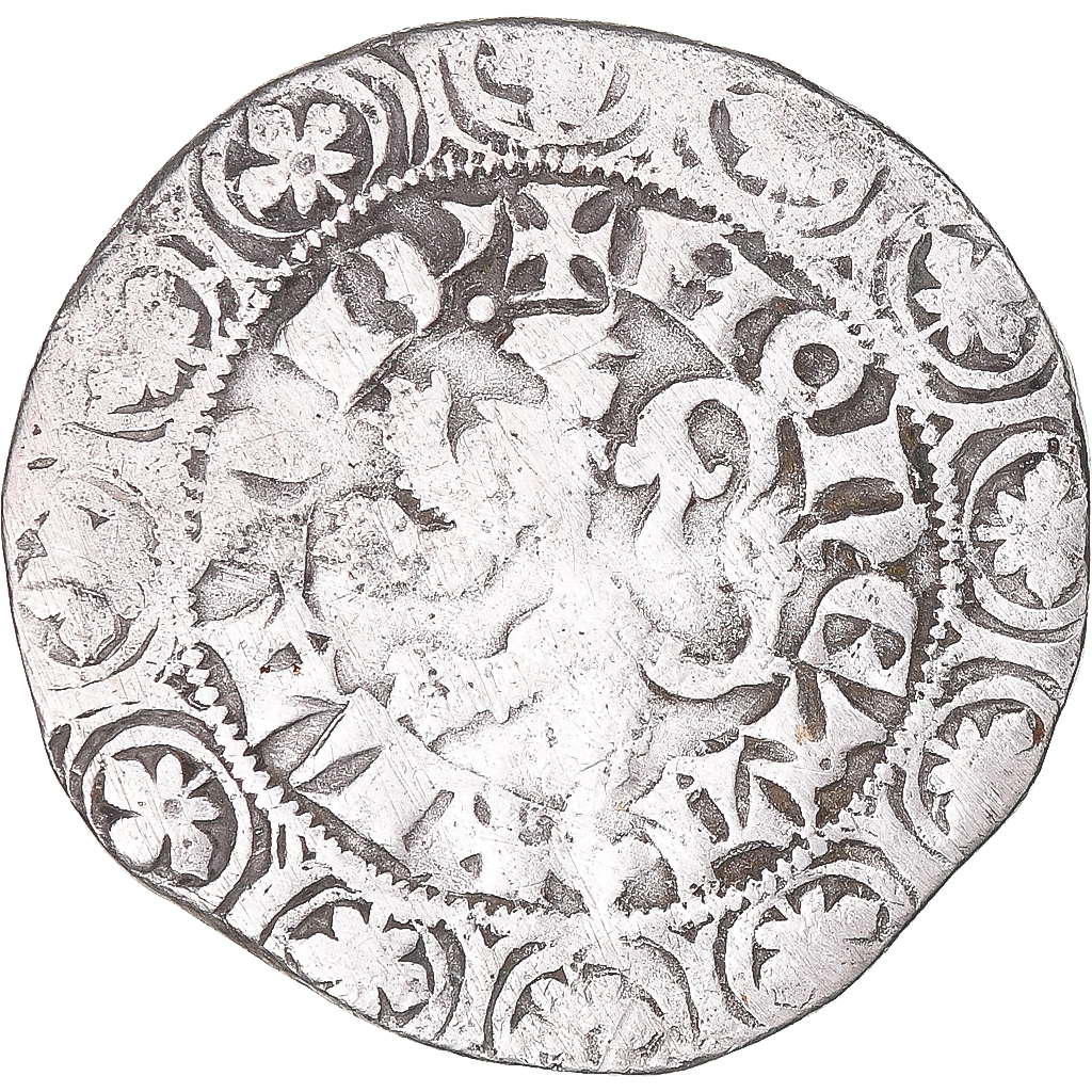 Coin, France, Flanders, Louis II de Mâle, Gros, 1346-1384, , Silver