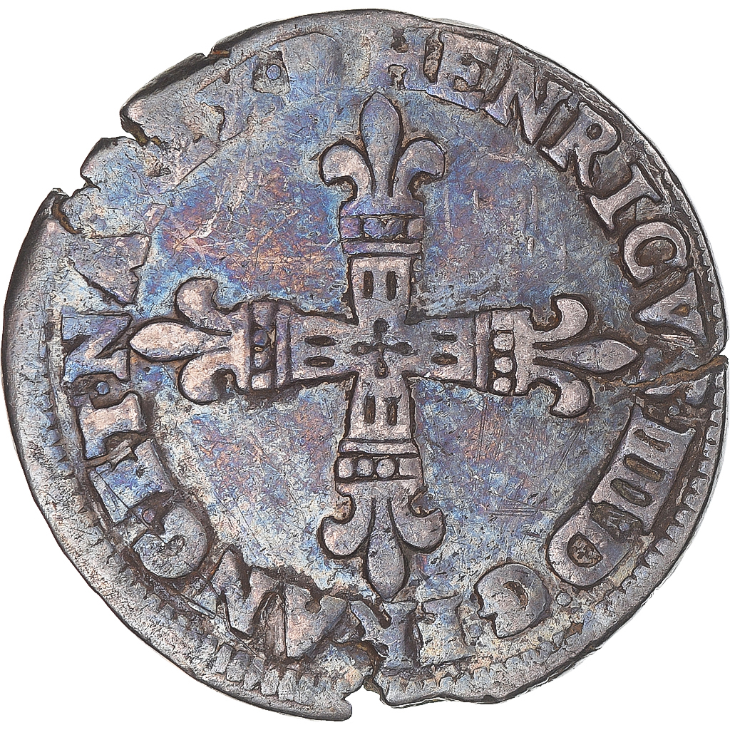 Coin, France, Henri IV, 1/4 Ecu de Béarn, 160Z, Morlaas, , Silver