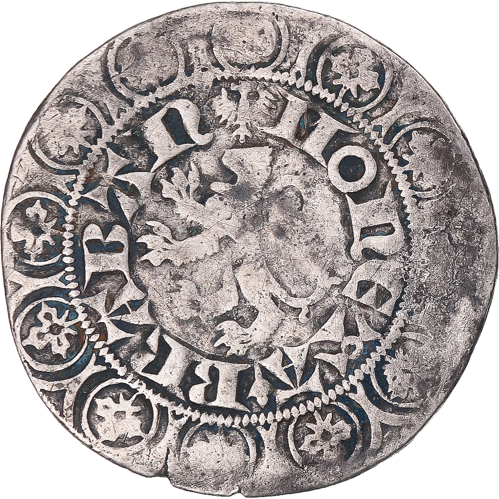 Coin, Belgium, duché de Brabant, Jean III, Gros compagnon au lion, 1312-1355