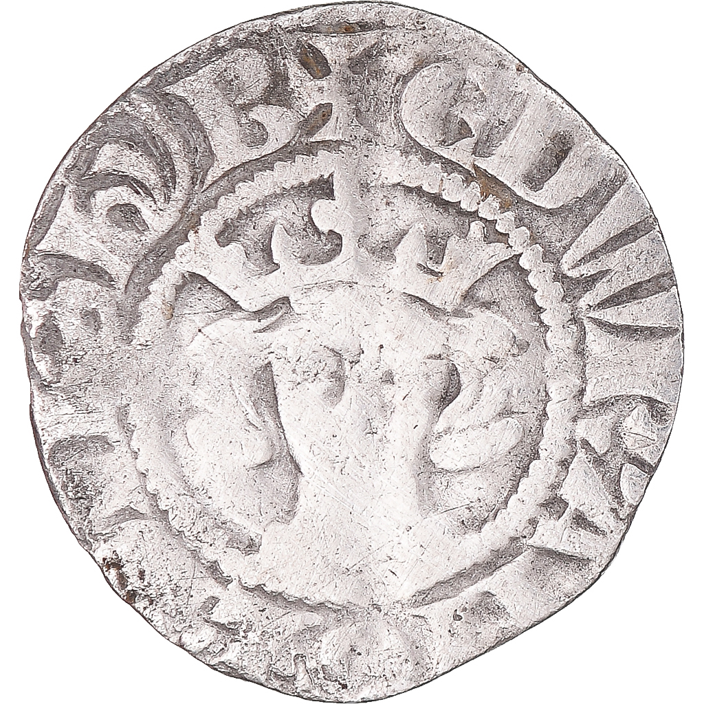 Coin, Great Britain, Edward I, II, III, Penny, Canterbury, , Silver