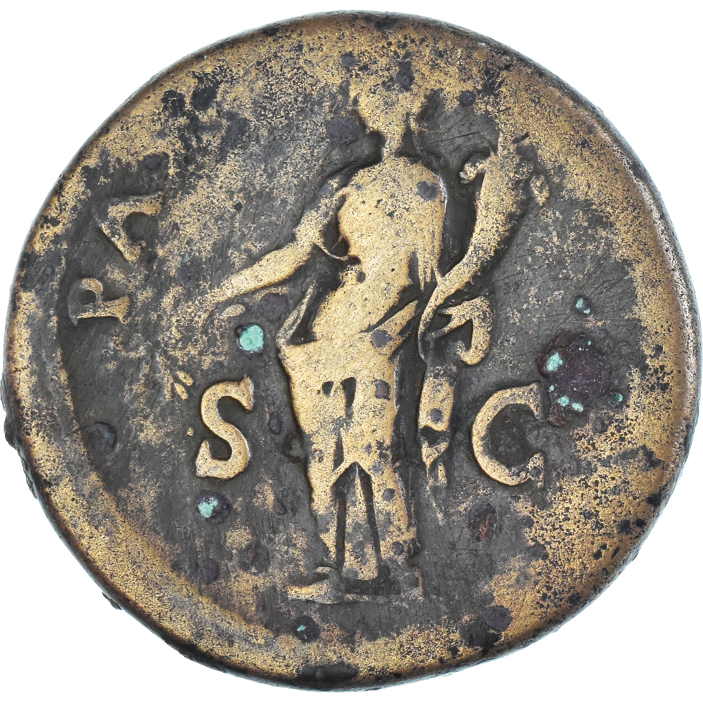 Coin, Titus, Sestertius, 8081, Rome, , Bronze, RIC155 Roman
