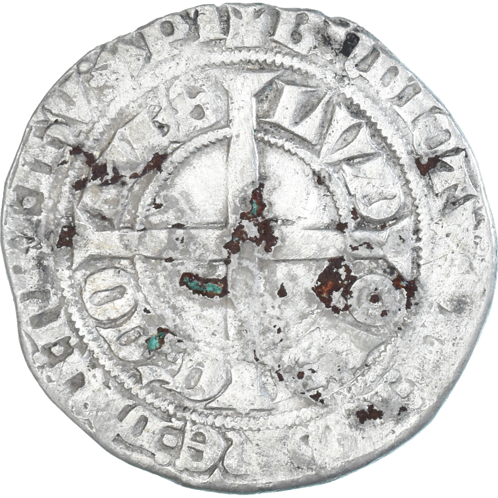 Coin, France, Flanders, Louis II de Mâle, Gros, 1346-1384, , Silver