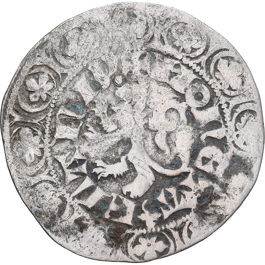 Coin, France, Flanders, Louis II de Mâle, Gros, 1346-1384, , Silver