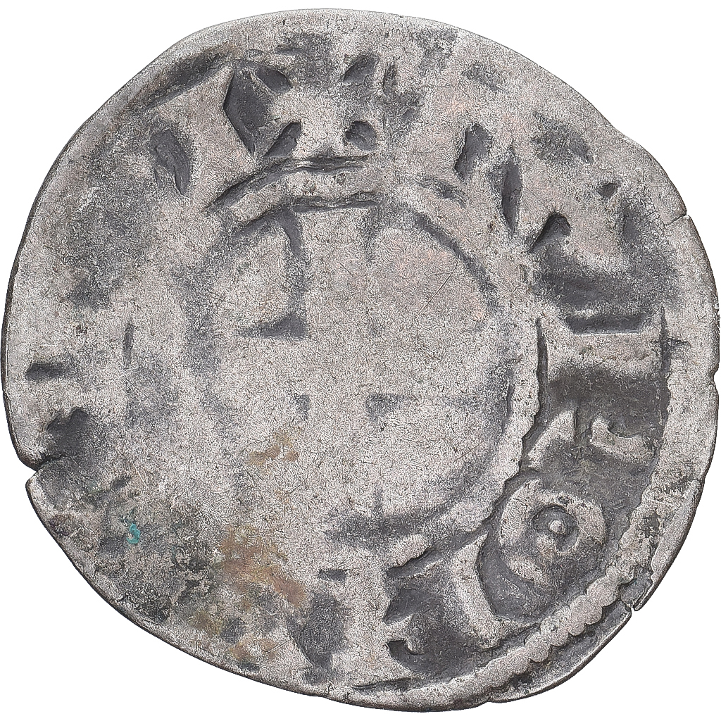 Coin, France, Touraine, Denier Tournois, ca. 1150-1200, Saint-Martin de Tours