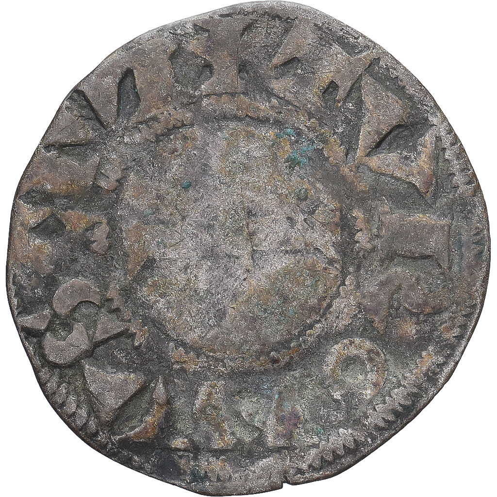 Coin, France, Touraine, Denier Tournois, ca. 1150-1200, Saint-Martin de Tours