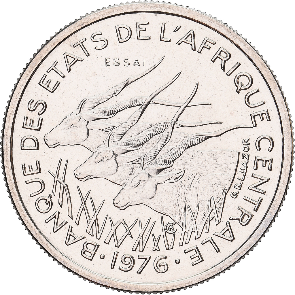 Coin, Congo, 50 Francs, 1976, Monnaie de Paris, ESSAI, , Nickel, KM:E8