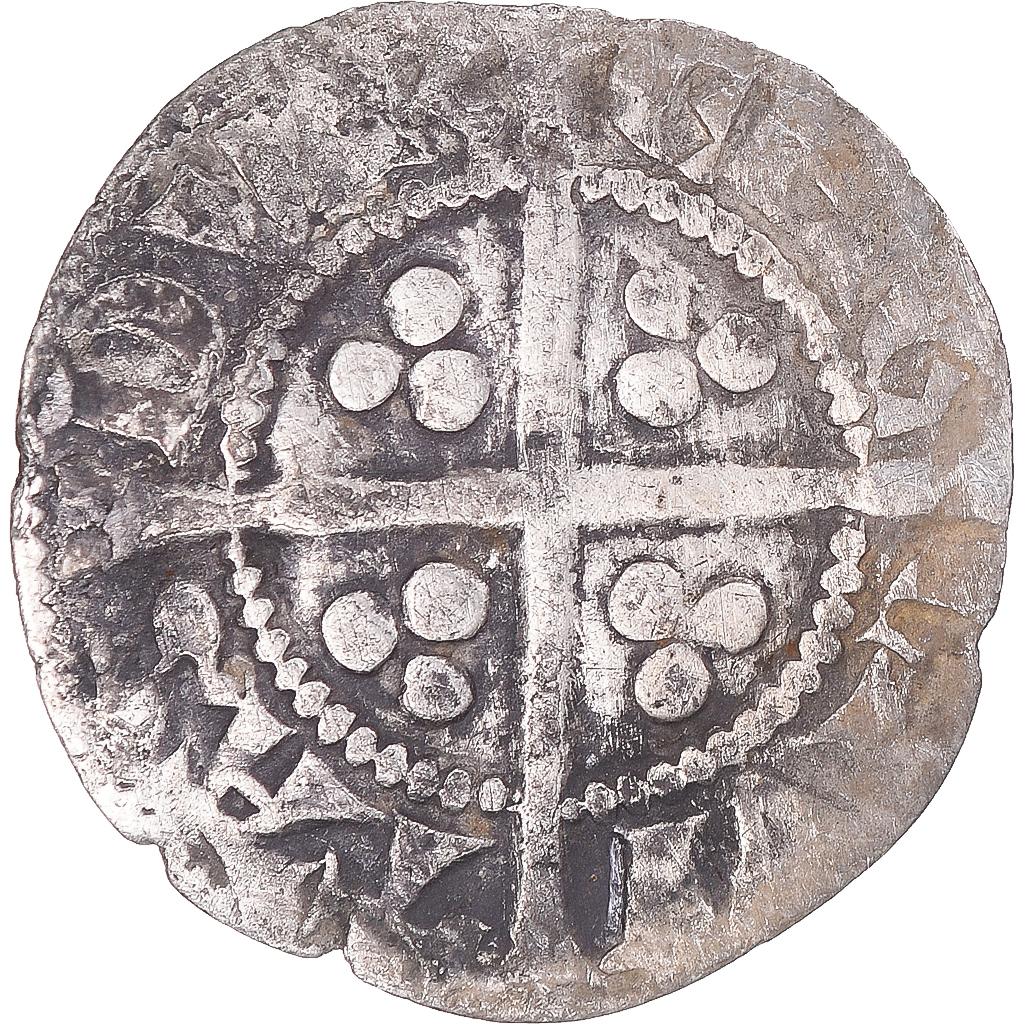 Coin, Great Britain, Edward I, II, III, Penny, Durham, , Silver