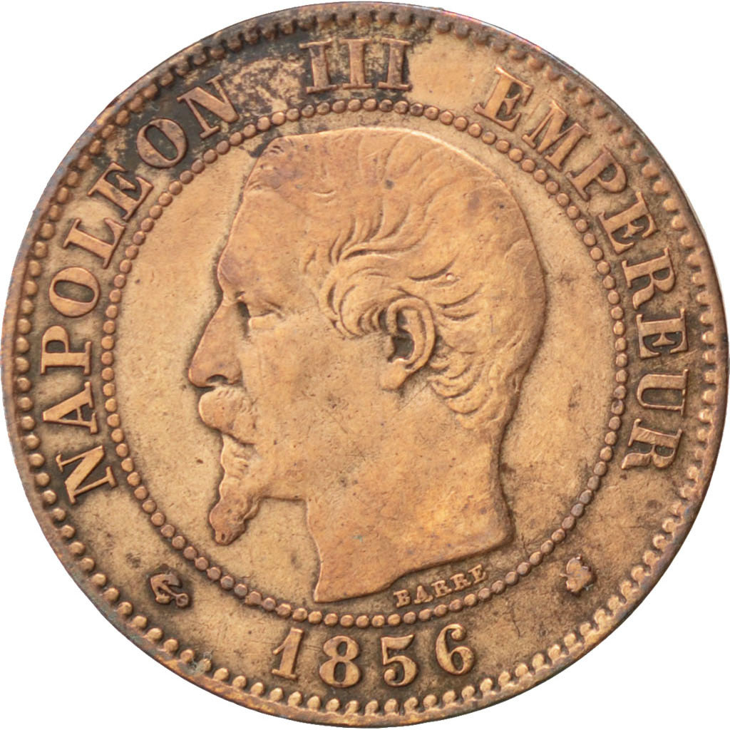 Coin, France, Napoleon III, Napoléon III, 2 Centimes, 1856, Bordeaux