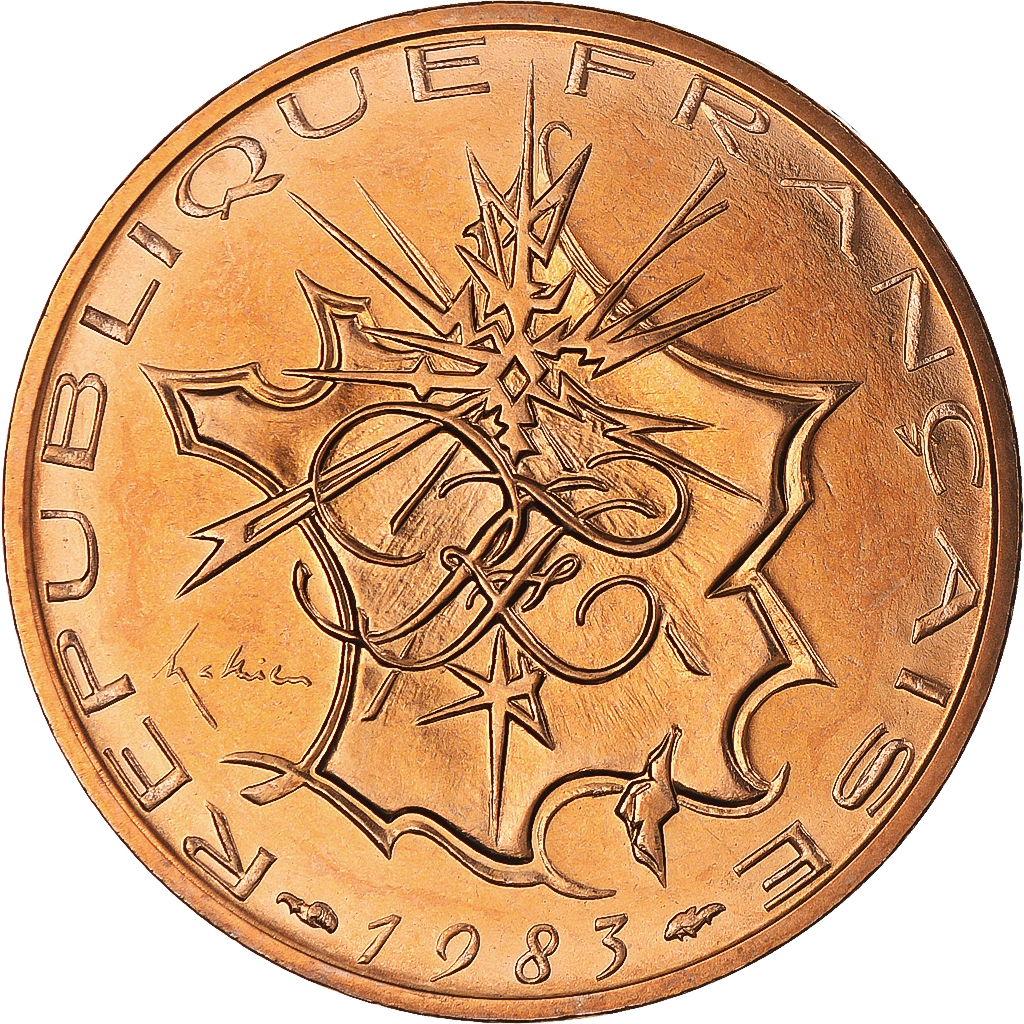Coin, France, Mathieu, 10 Francs, 1983, Paris, série FDC, Tranche B, 