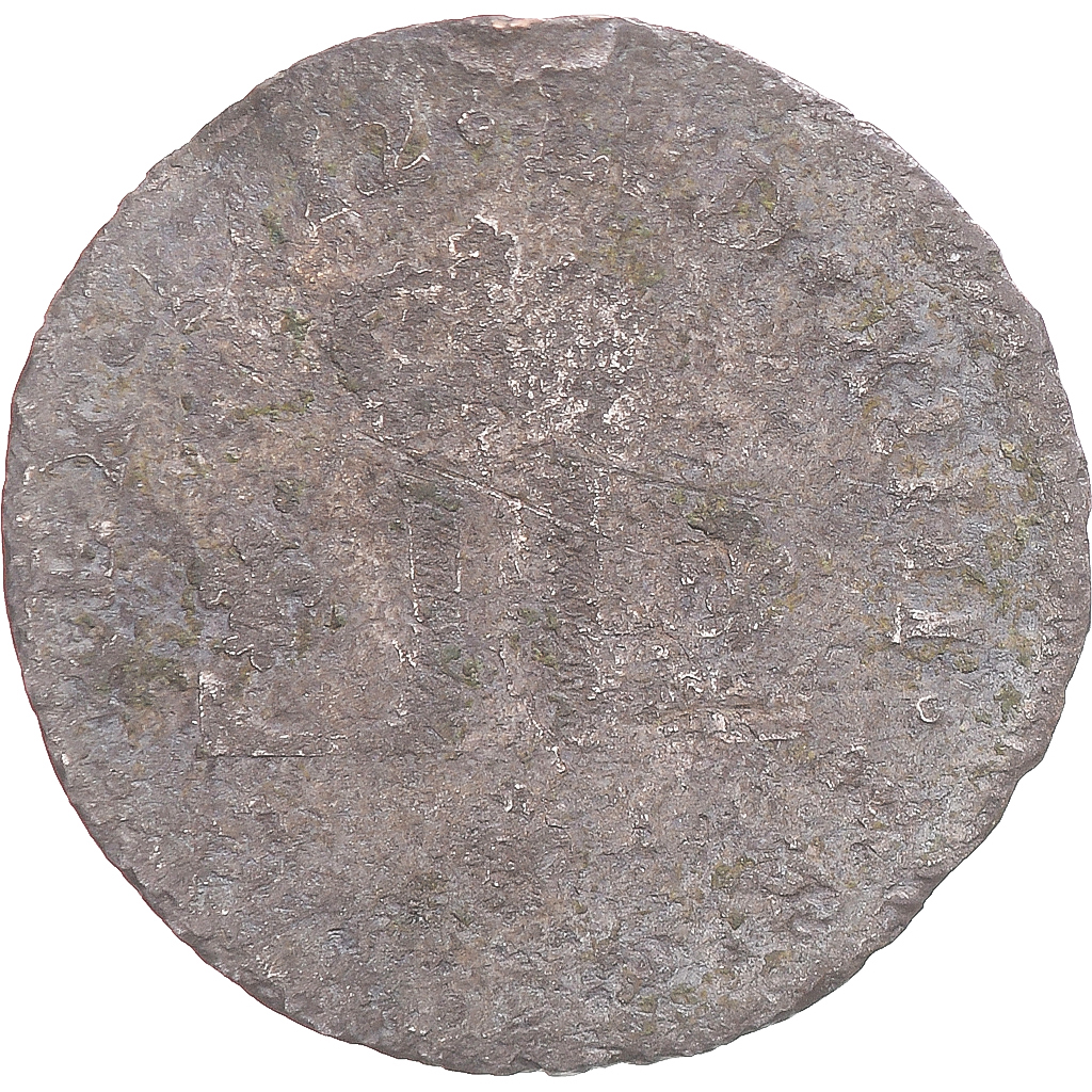 Coin, France, Louis XIV, XXX Deniers aux 2 L couronnés, 1712, Lyon, 