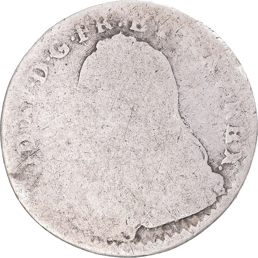 Coin, France, Louis XV, 1/10 Écu aux branches d'olivier, 1730, Besançon